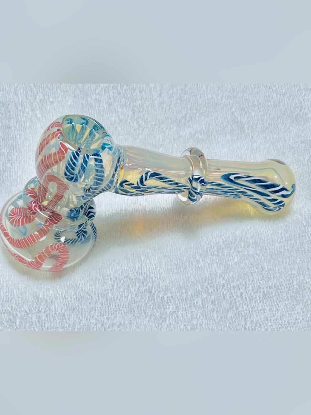 Beautiful Glass Color changing water bubbler